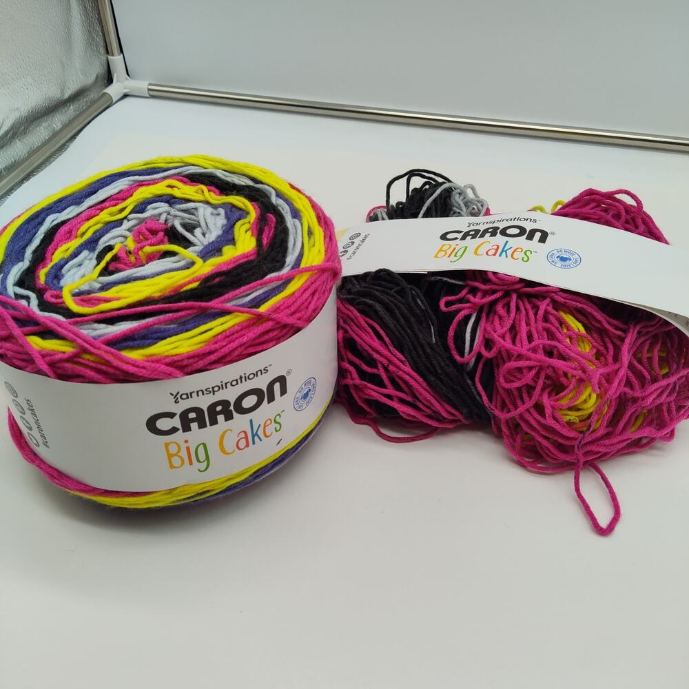 YARNSPIRATION CARON BIG CAKES CITRON FIZZ New Super size!!